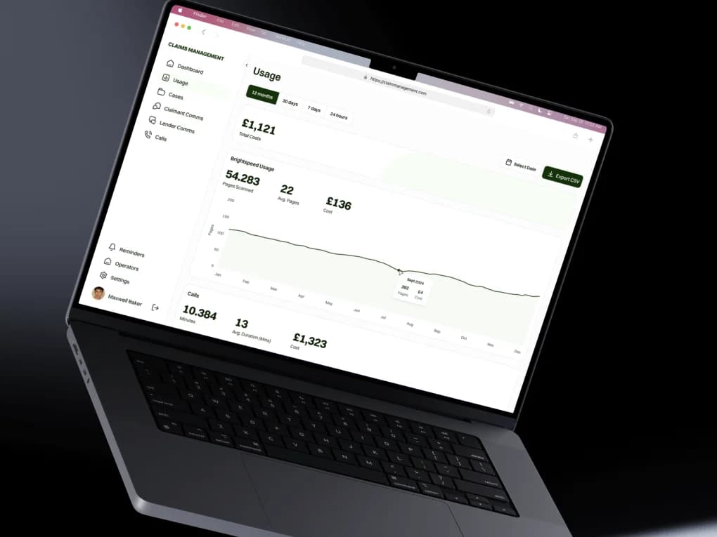 Claims Management project visual